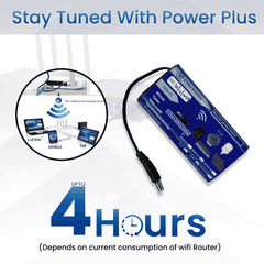 ( FREE HOME DELIVERY ) WiFi Router UPS Power Bank 9 Volts - 4 Hours Guaranteed Backup - Tp Link Tenda PTCL & Other Routers