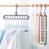 (Pack of 5) Adjustable Multipurpose Plastic Hangers