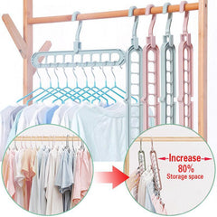 (Pack of 5)  Adjustable Multipurpose Plastic Hangers